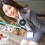 マンコから音を立てながら中出しザーメンを滴り落とす山内やよい